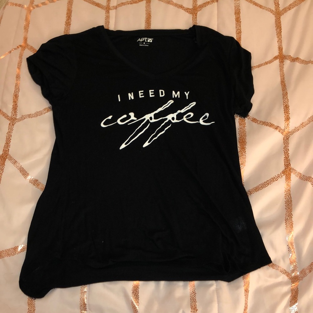 APT. 9 I Need My Coffee short sleeve tee